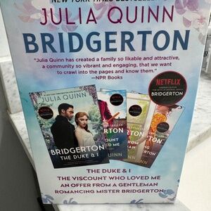 Bridgerton books, set 1-4